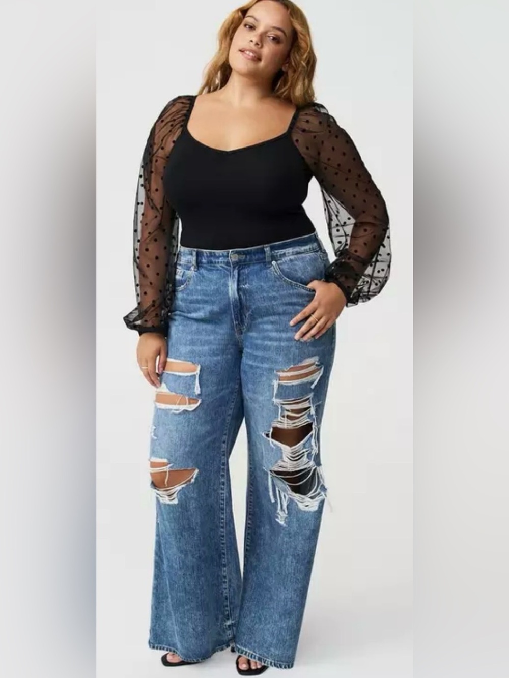 Torrid foxy top blouse new
